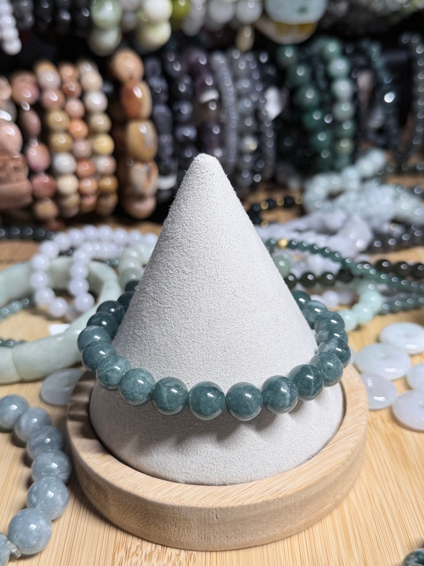 Blue Water Jadeite bracelet