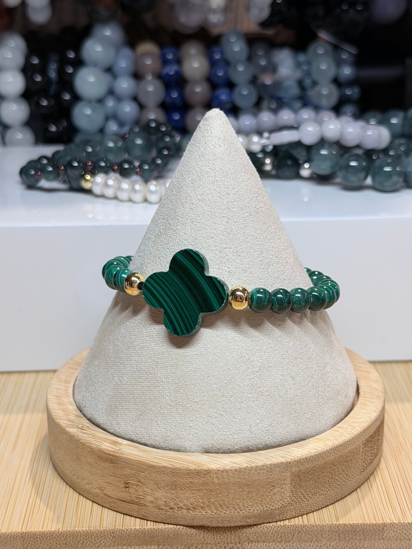 Raw Malachite Bracelet