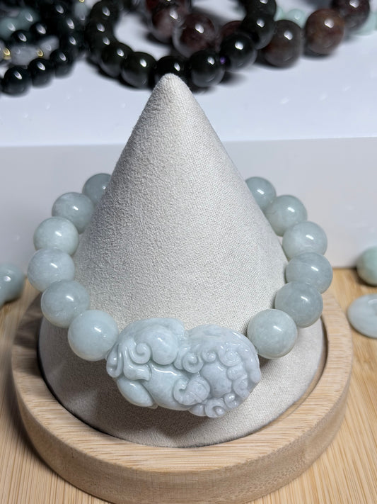 Burma Jadeite Pixiu bracelet