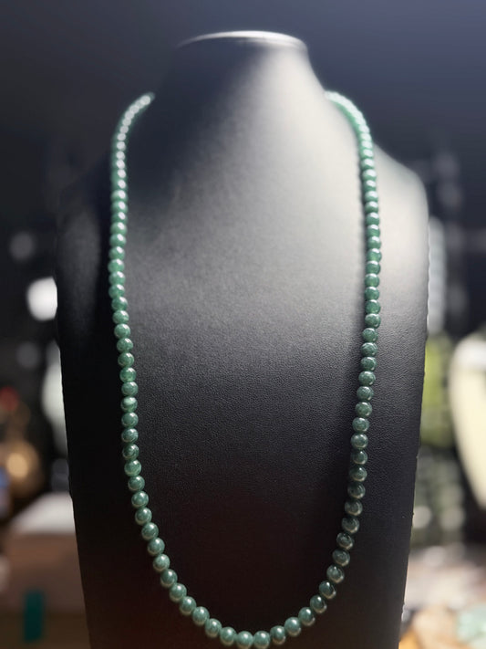 Blue Water Jadeite Necklace