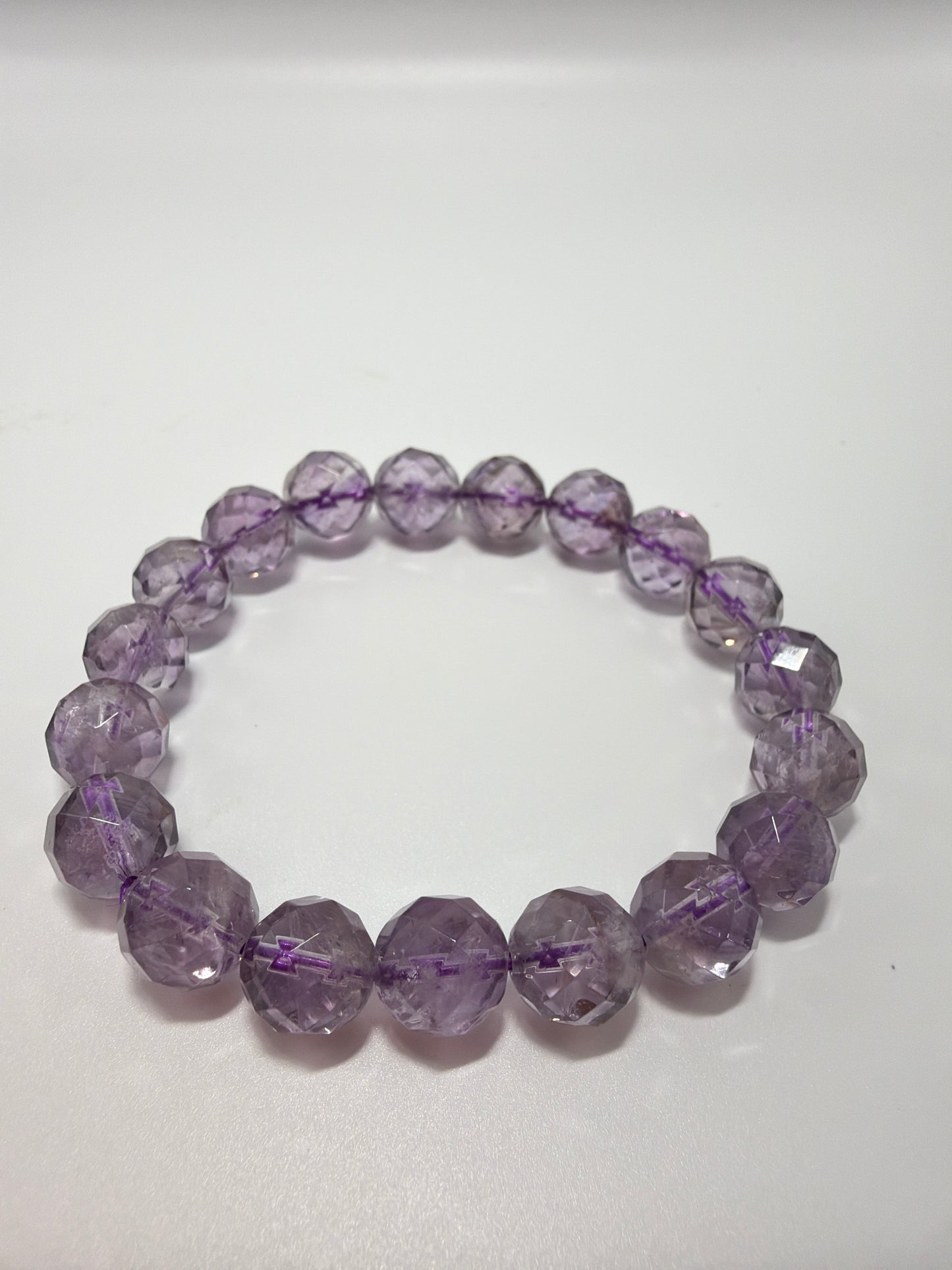 Amethyst-faceted 10mm