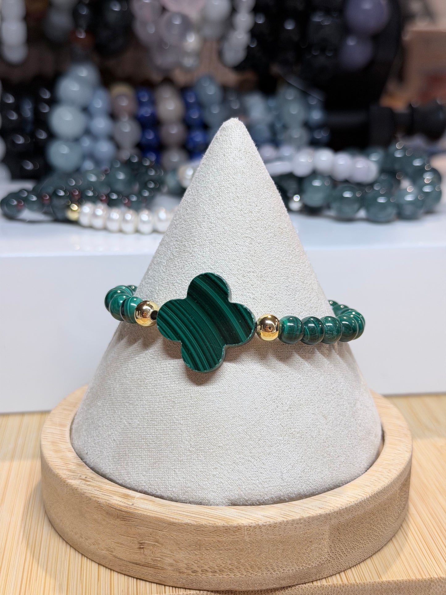 Raw Malachite Bracelet