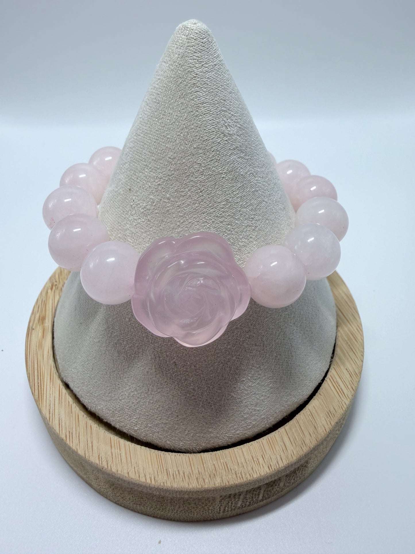 Rose Quartz-12mm with charm